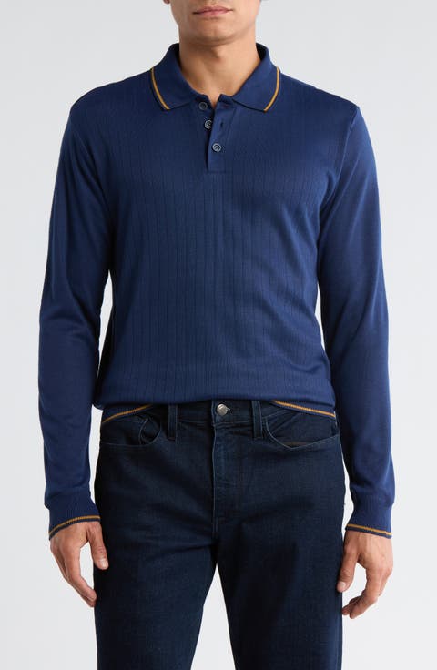 Rib Polo Sweater