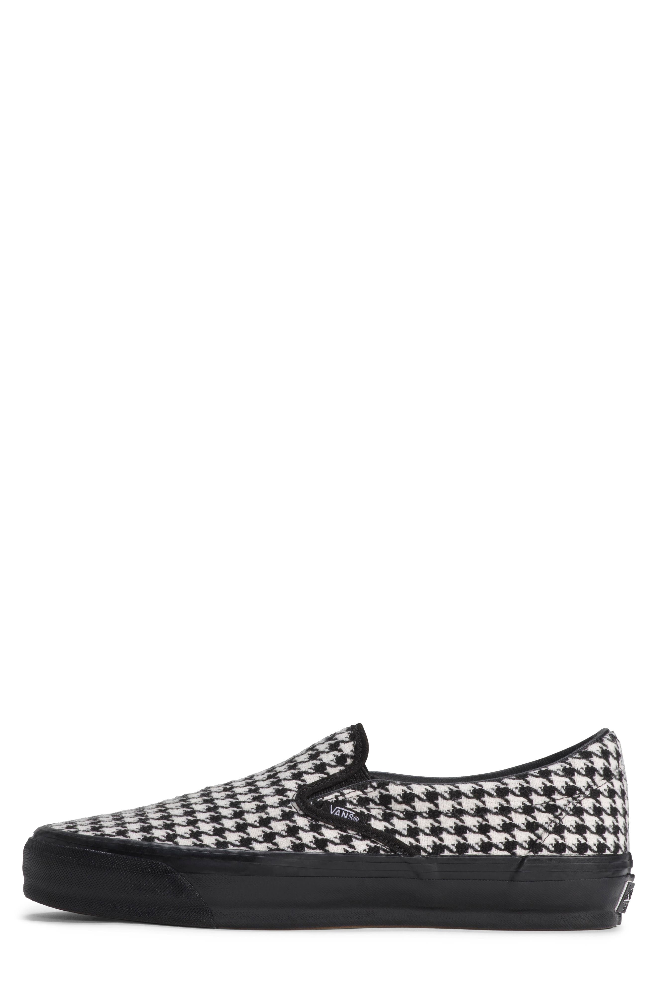 Vans LX Classic 98 Slip-On Sneaker, Alternate, color, Houndstooth Black/White