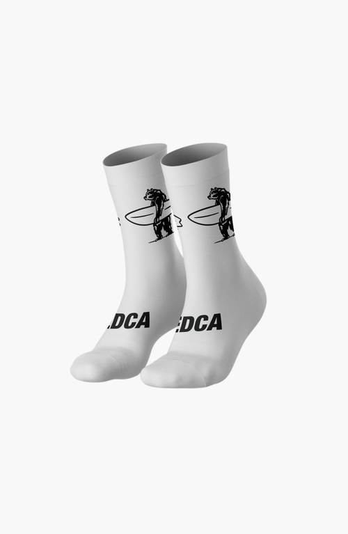 Everyday California Brutus Socks In White