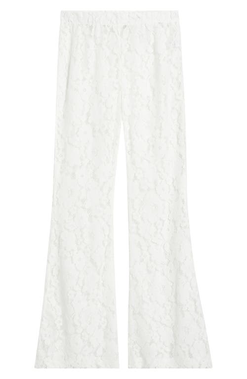 High Heel Jungle Jen Lace Flare Pants In Neutral