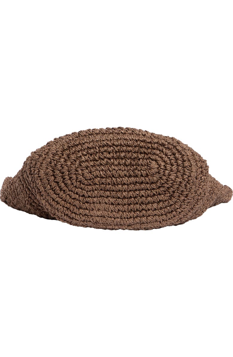 Collection XIIX Raffia Market Tote, Alternate, color, Chocolate