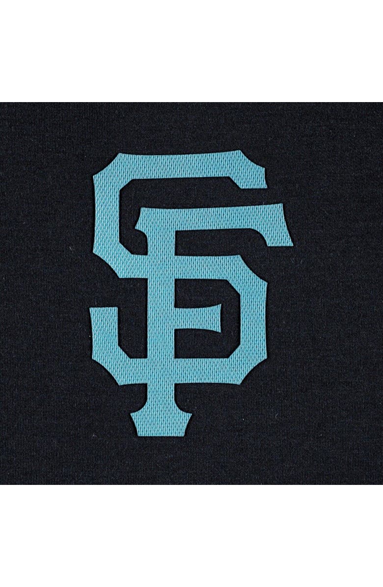 LEVELWEAR Men's Levelwear Black San Francisco Giants Ruckus Quarter-Zip Hoodie, Alternate, color, Black