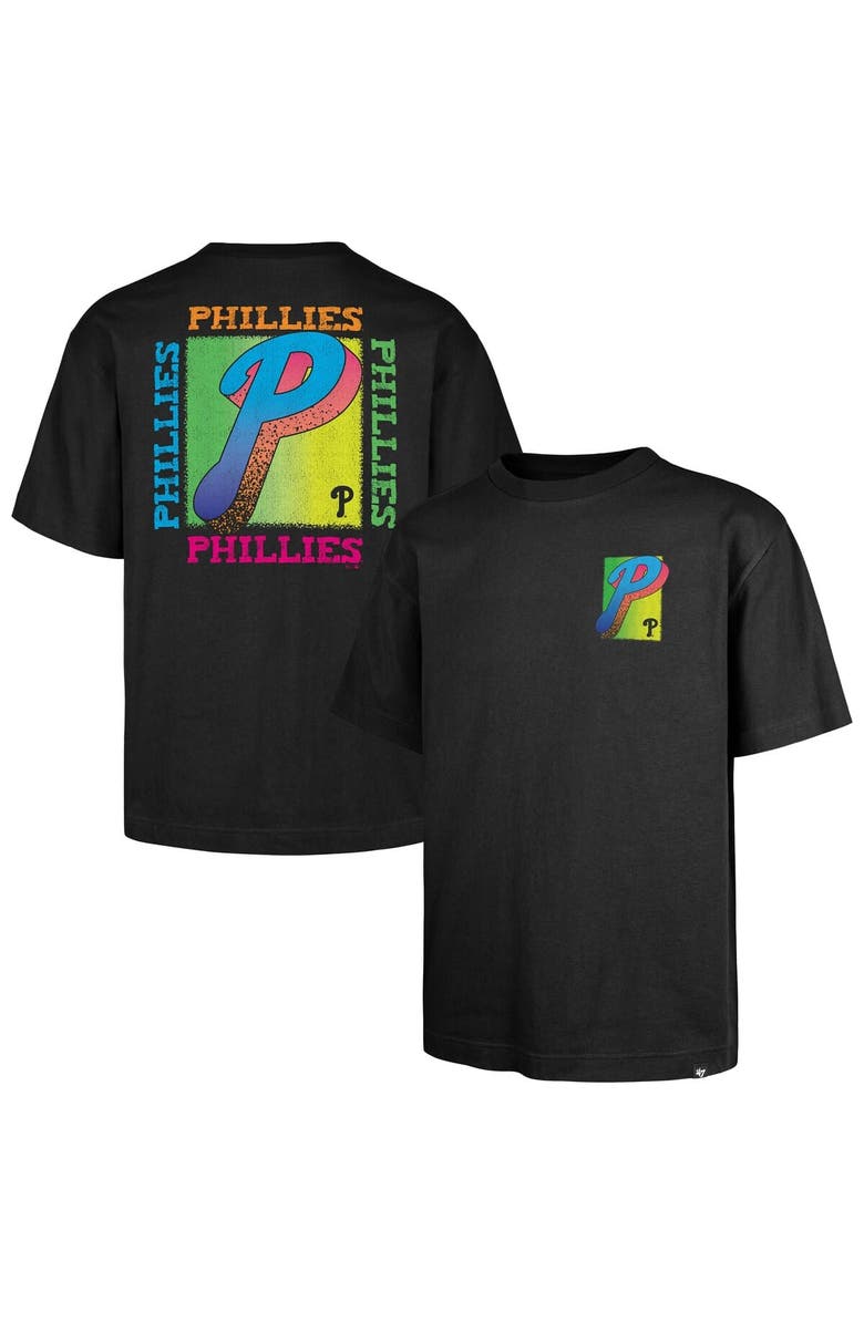 '47 Men's '47 Black Philadelphia Phillies Sundale Foundation T-Shirt, Main, color, Black