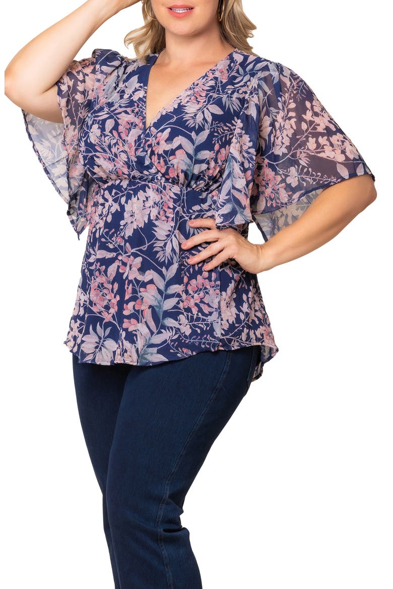 Seaside Serenade Top, Alternate, color, NAVY WISTERIA BLOOMS