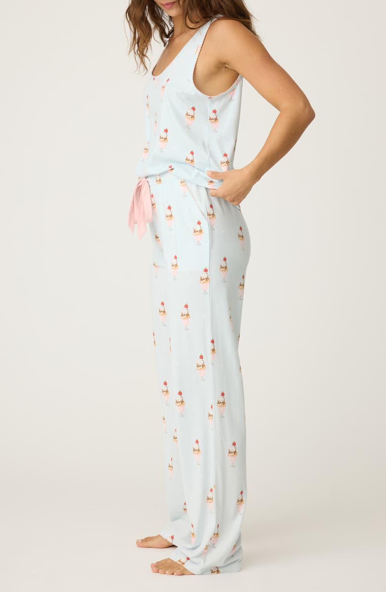 PJ Salvage Sundae Cotton Blend Pajamas, Alternate, color,