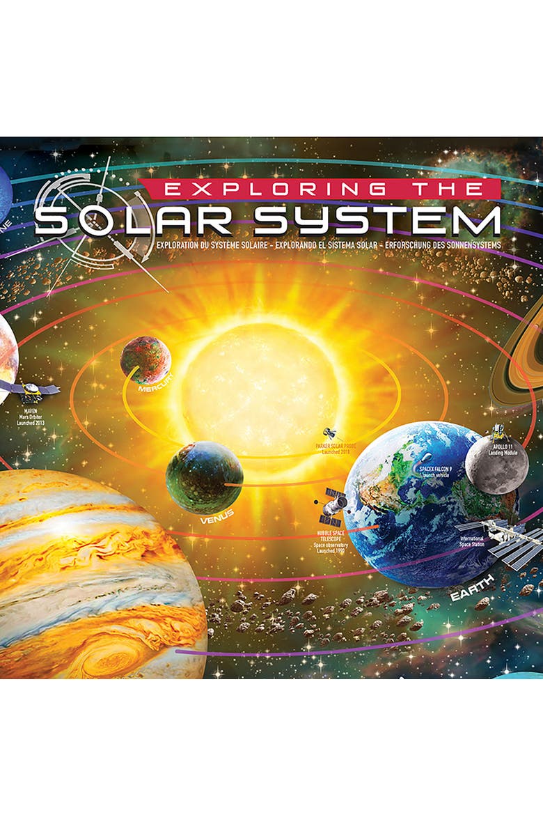 Exploring the Solar System Puzzle, 200 Pieces, Alternate, color, Multicolored