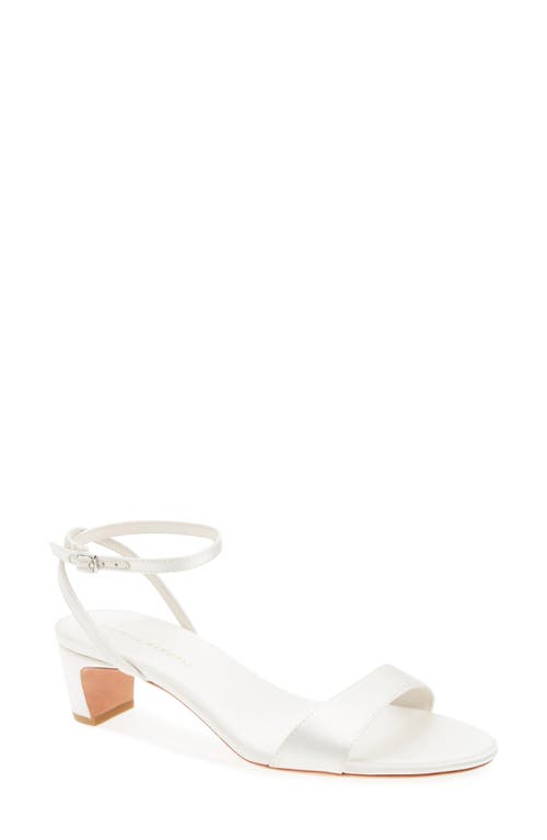 Loeffler Randall Alice Ankle Strap Sandal In Cream