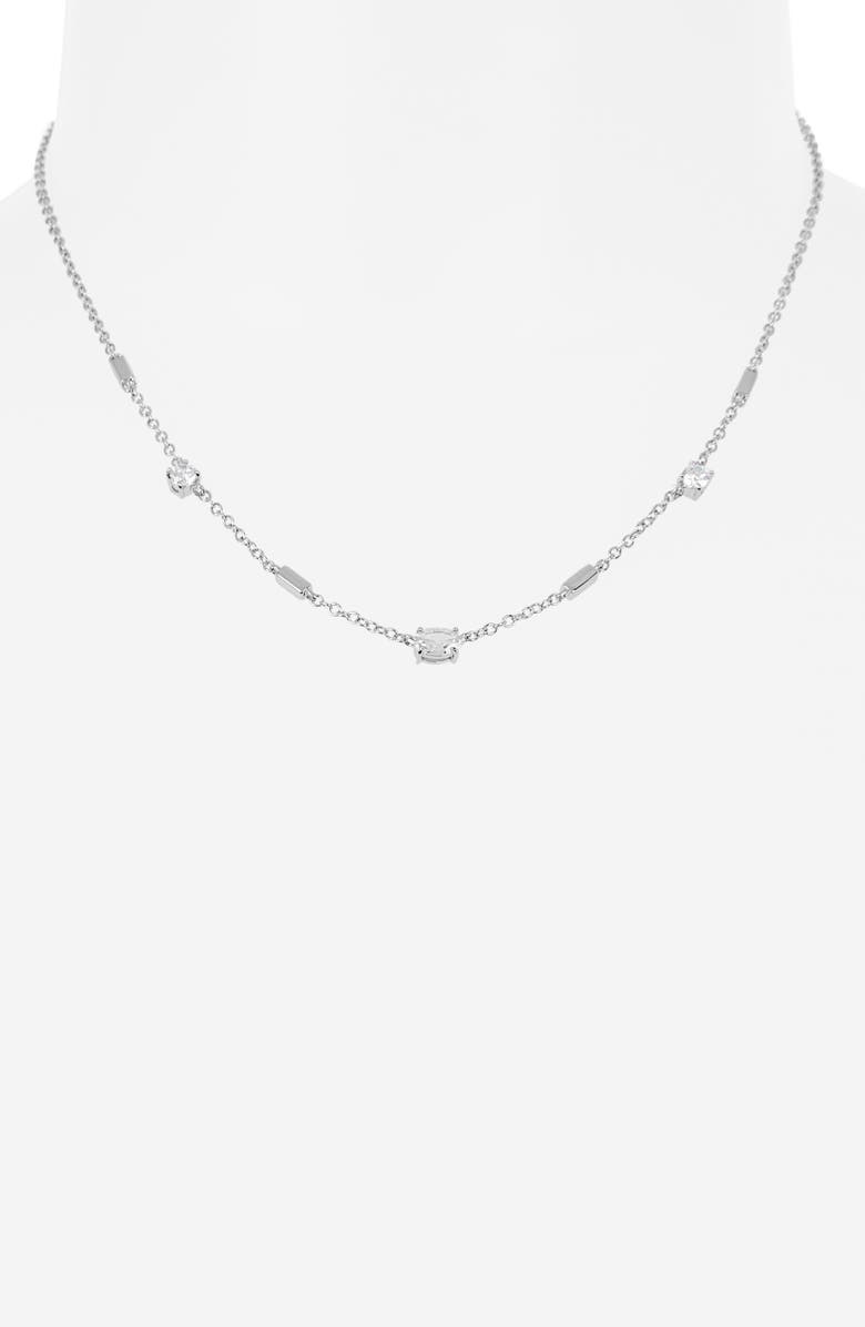 Leith CZ Station Necklace, Alternate, color, 