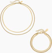 Electric Picks Twice As Nice Necklace and Bracelet Set of 2