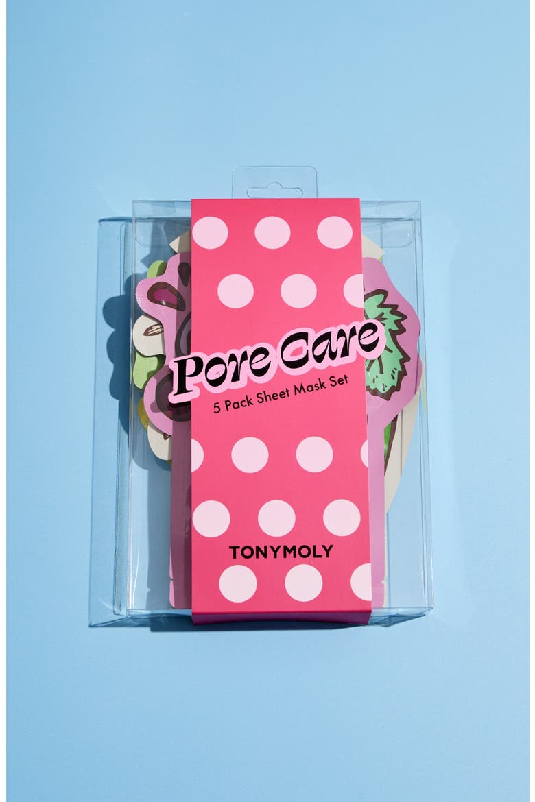 5-Pack Pore Care Sheet Masks, Alternate, color, PINK
