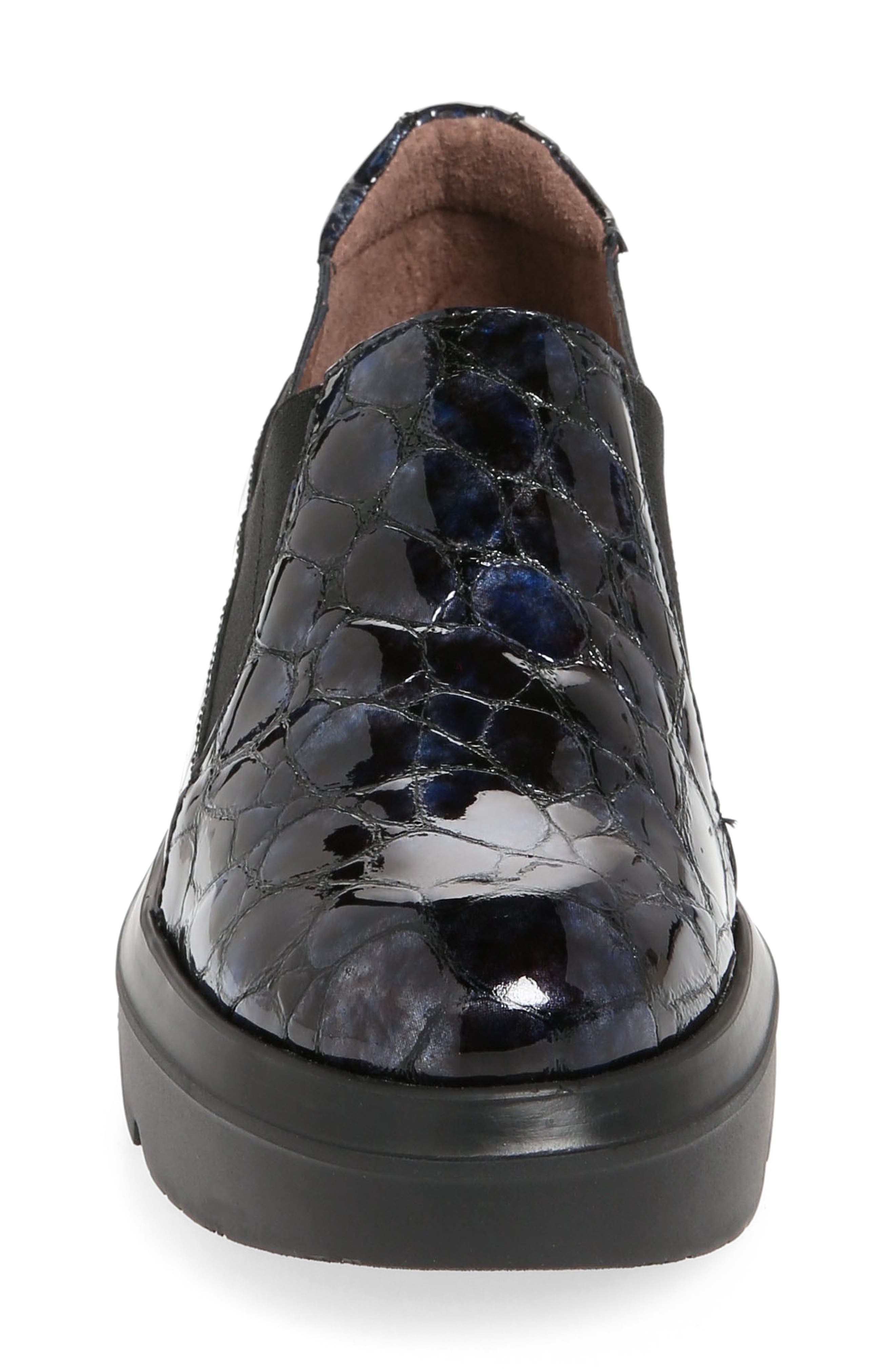 Twin Gore Platform Loafer, Alternate, color, BARBUN NAVY
