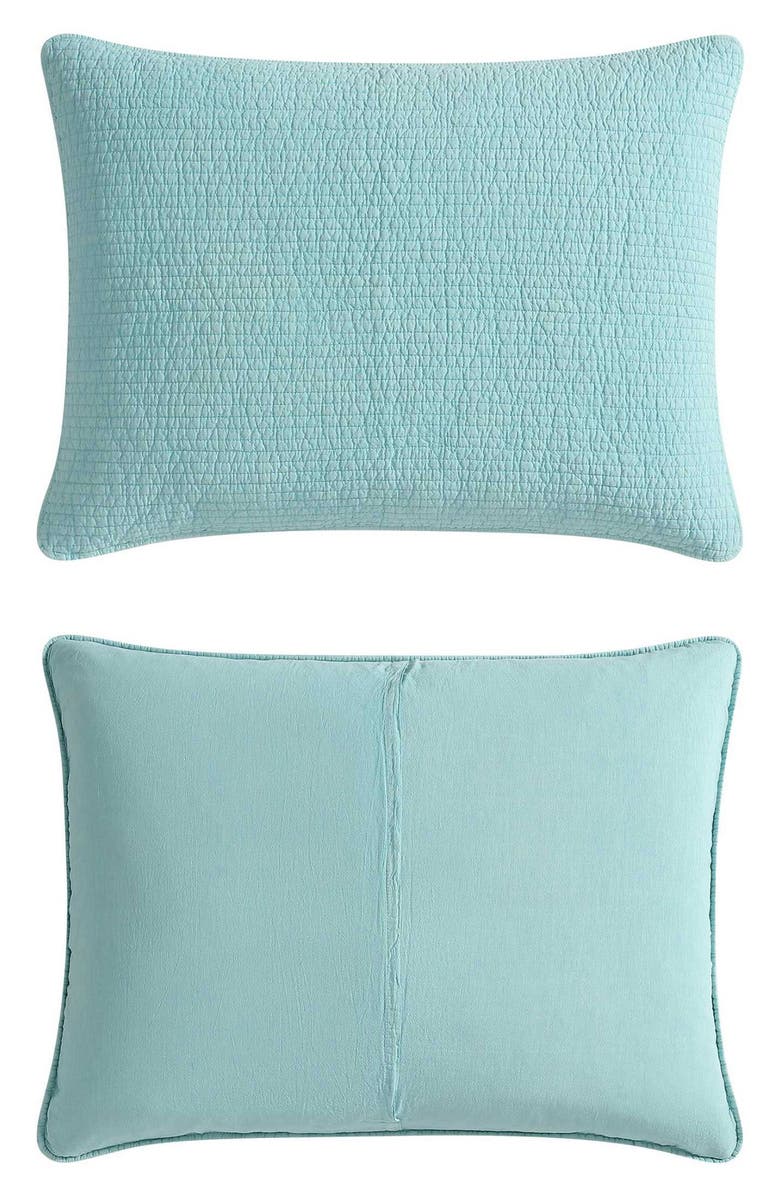 Nautica Seashore Stitch Cotton Quilt Set, Alternate, color, Light / Medium Green