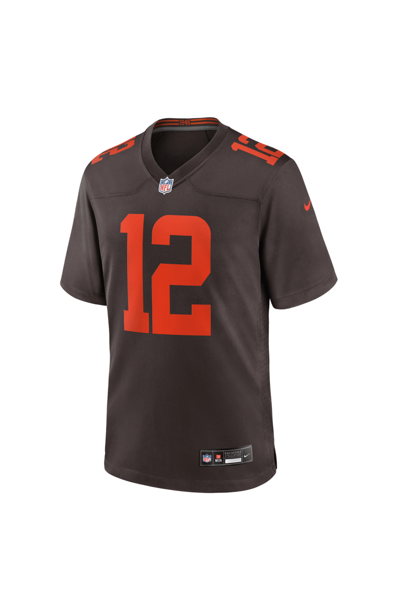 Nike Men's Nike Shedeur Sanders Brown Cleveland Browns Alpha Dawg Game Jersey, Alternate, color, Brown