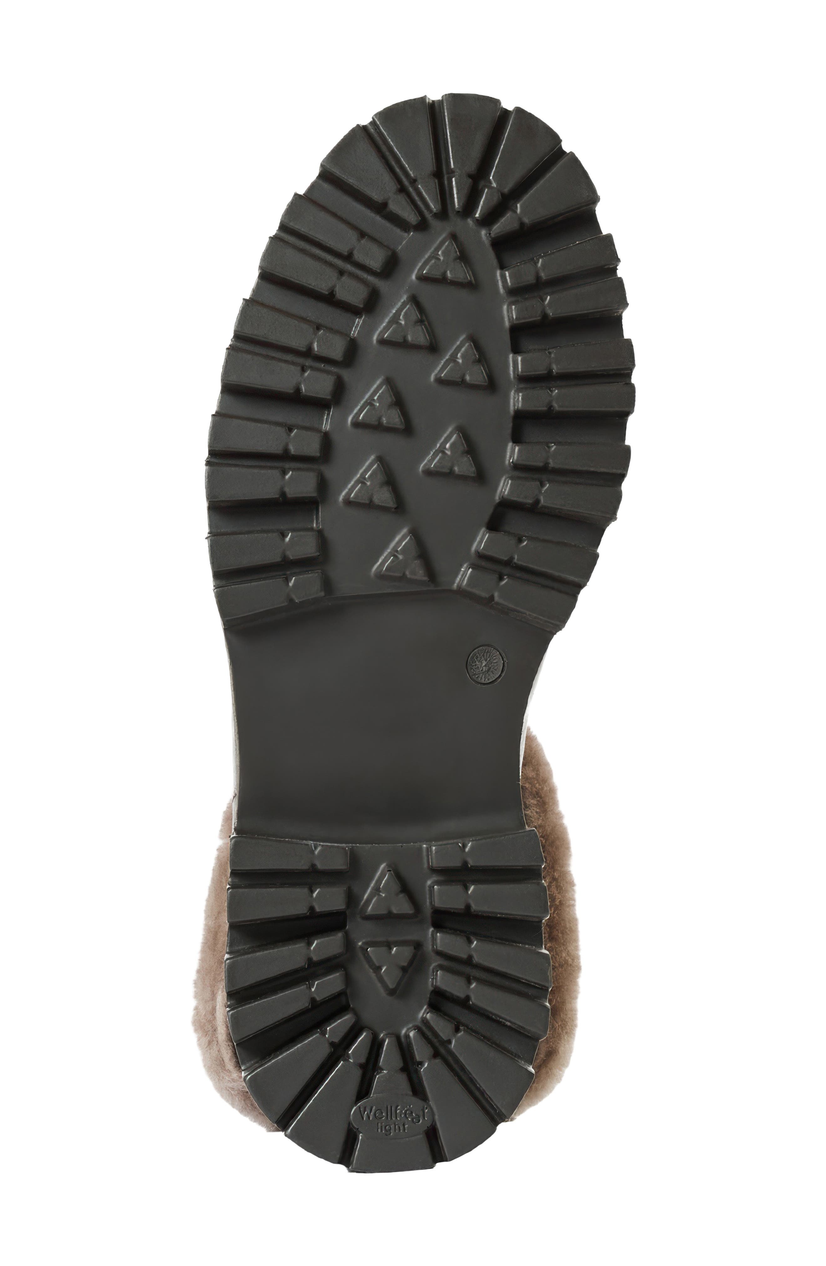 Mimi Genuine Shearling Boot, Alternate, color, ESPRESSO
