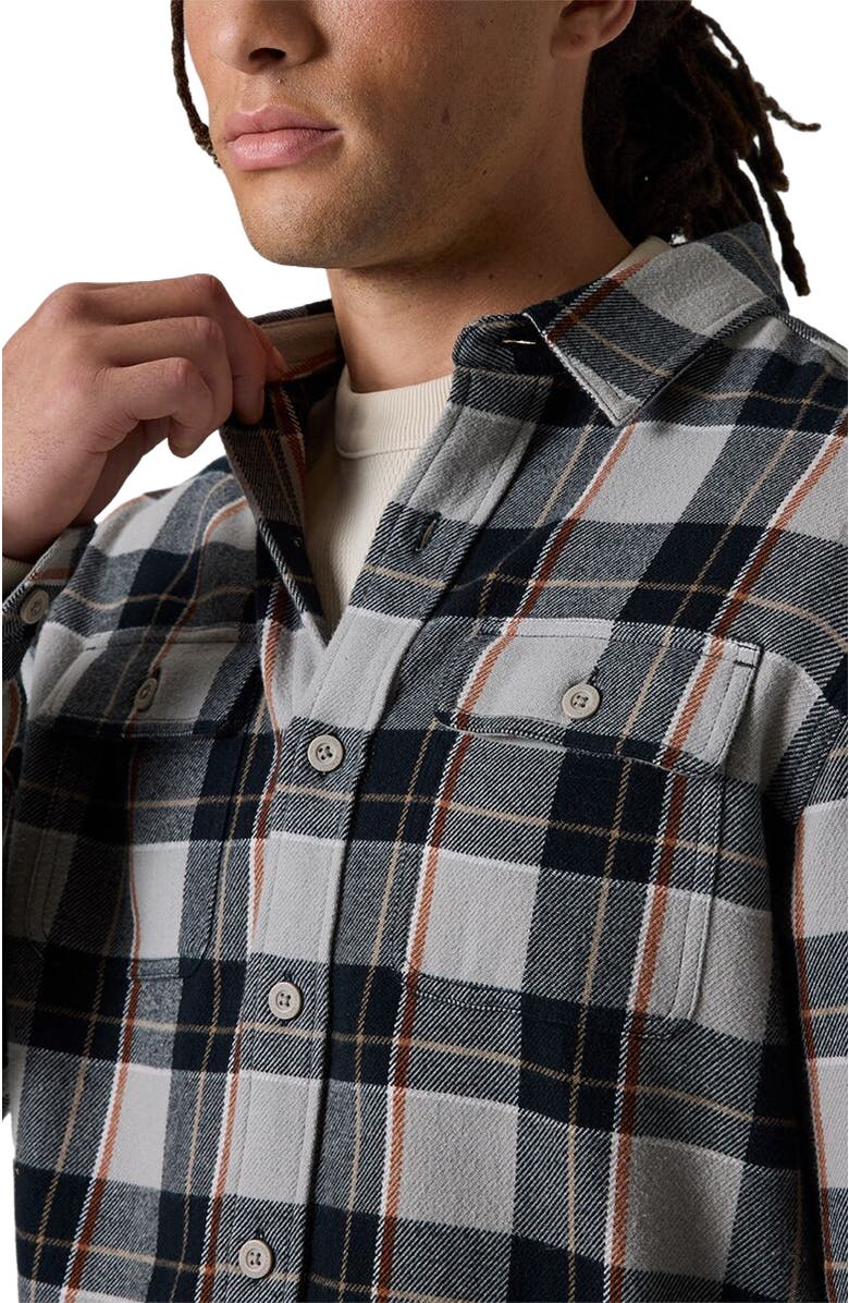 Backcountry Venture Midweight Flannel Shirt - Men's, Alternate, color, Goat Gray Drifter Plaid