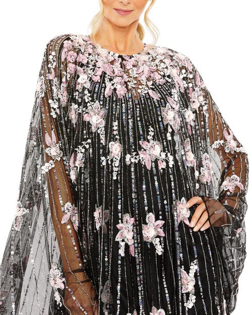 Mac Duggal High Neck Embellished Trapeze Dress