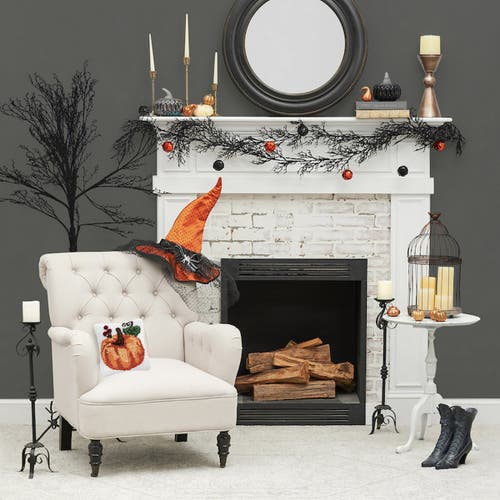 C & F Home C&f Home Pumpkin Hooked Small Petite Size Fall Pillow, 8" X 8" In Orange