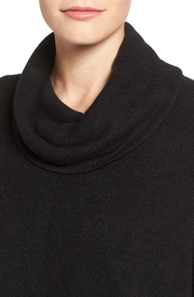 Caslon<sup>®</sup> Cowl Neck Sweater Poncho, Alternate, color,