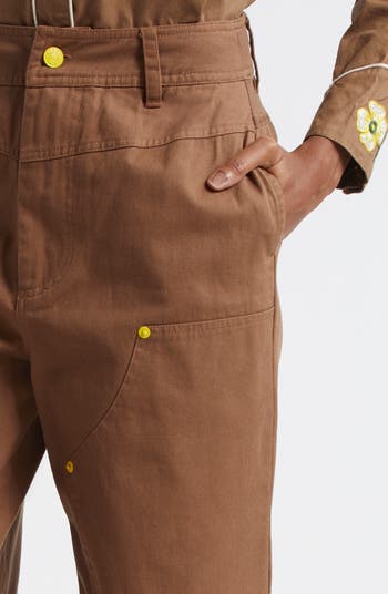 Country Western Straight Leg Carpenter Pants