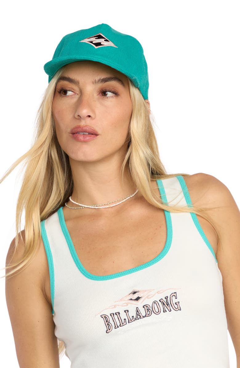 Billabong Grandpa Cotton Snapback Baseball Cap, Alternate, color, Aqua Haze