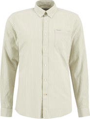 Barbour Cresswell Stripe Cotton Seersucker Button-Down Shirt