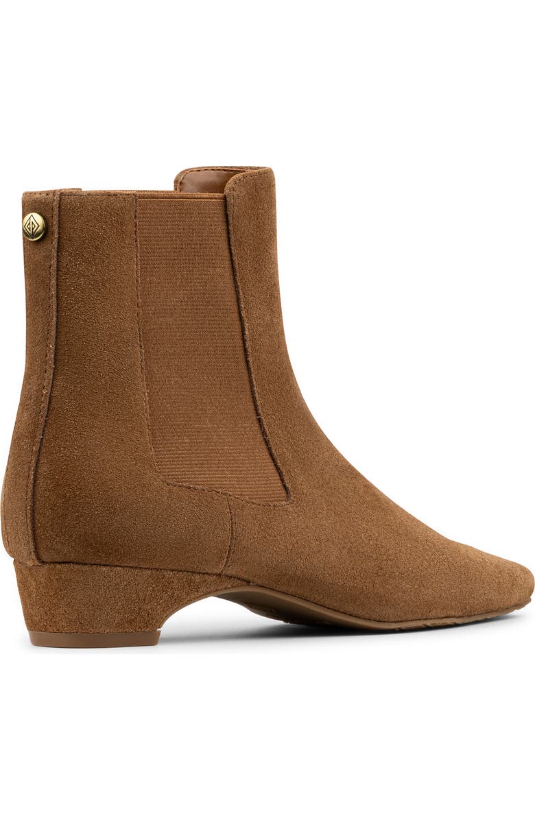 Donald Pliner CIty Patent Chelsea Boot, Alternate, color, Saddle