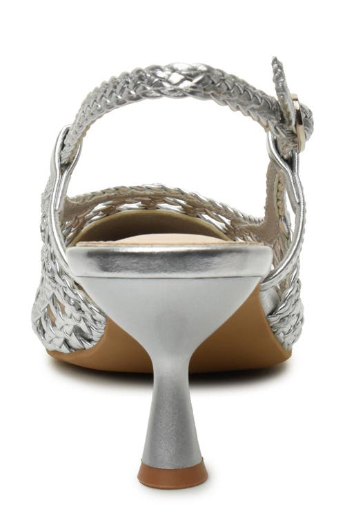 NICOLE MILLER NICOLE MILLER KNOTTY BRAIDED SLINGBACK PUMP