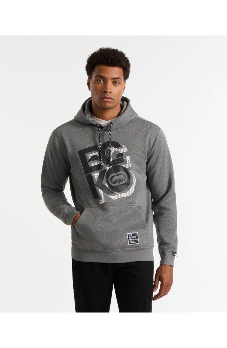 Ecko Unltd. Revived PO Hoodie, Main, color, Marled Grey