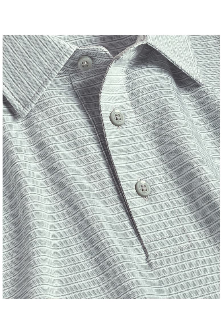 Stripe Cotton Polo, Alternate, color, SAGE
