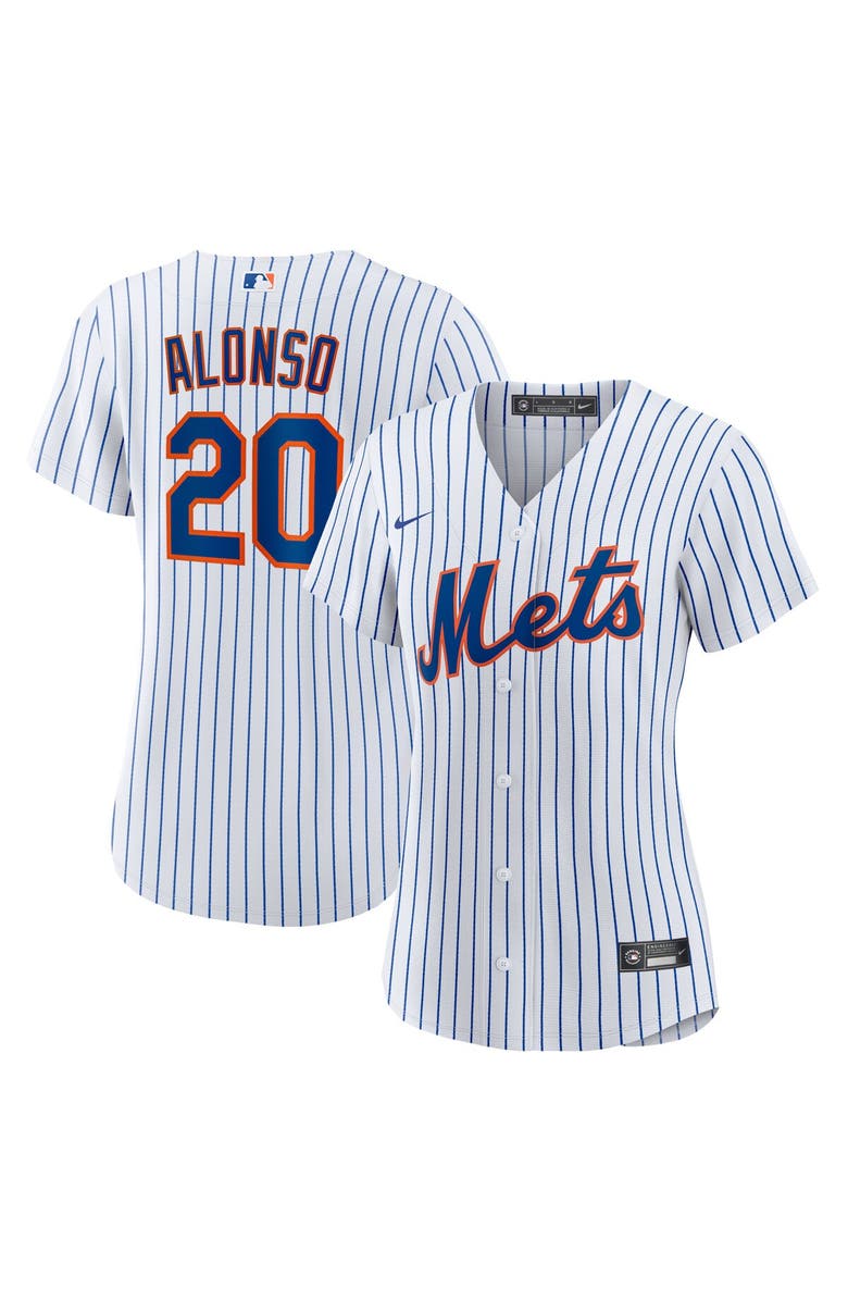 Nike Women's Nike Pete Alonso White New York Mets Home Replica Player Jersey, Main, color, White