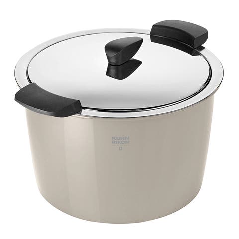 Hotpan Stainless Steel Cooking Pot with Insulated Bowl, 5.3-Quart