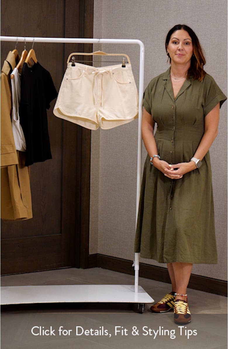 Nolan Drawstring Denim Shorts, sales video thumbnail