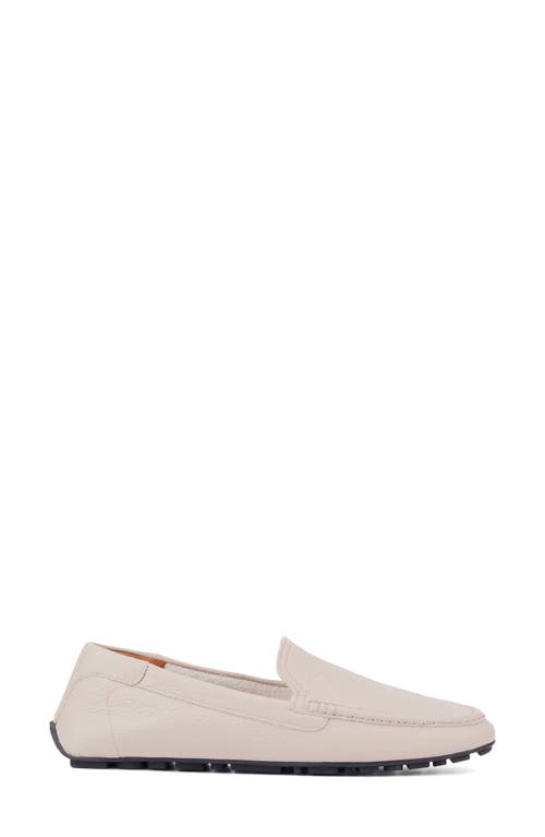 Aquatalia Qaitlin Moc Toe Slip-on Shoe In Stone