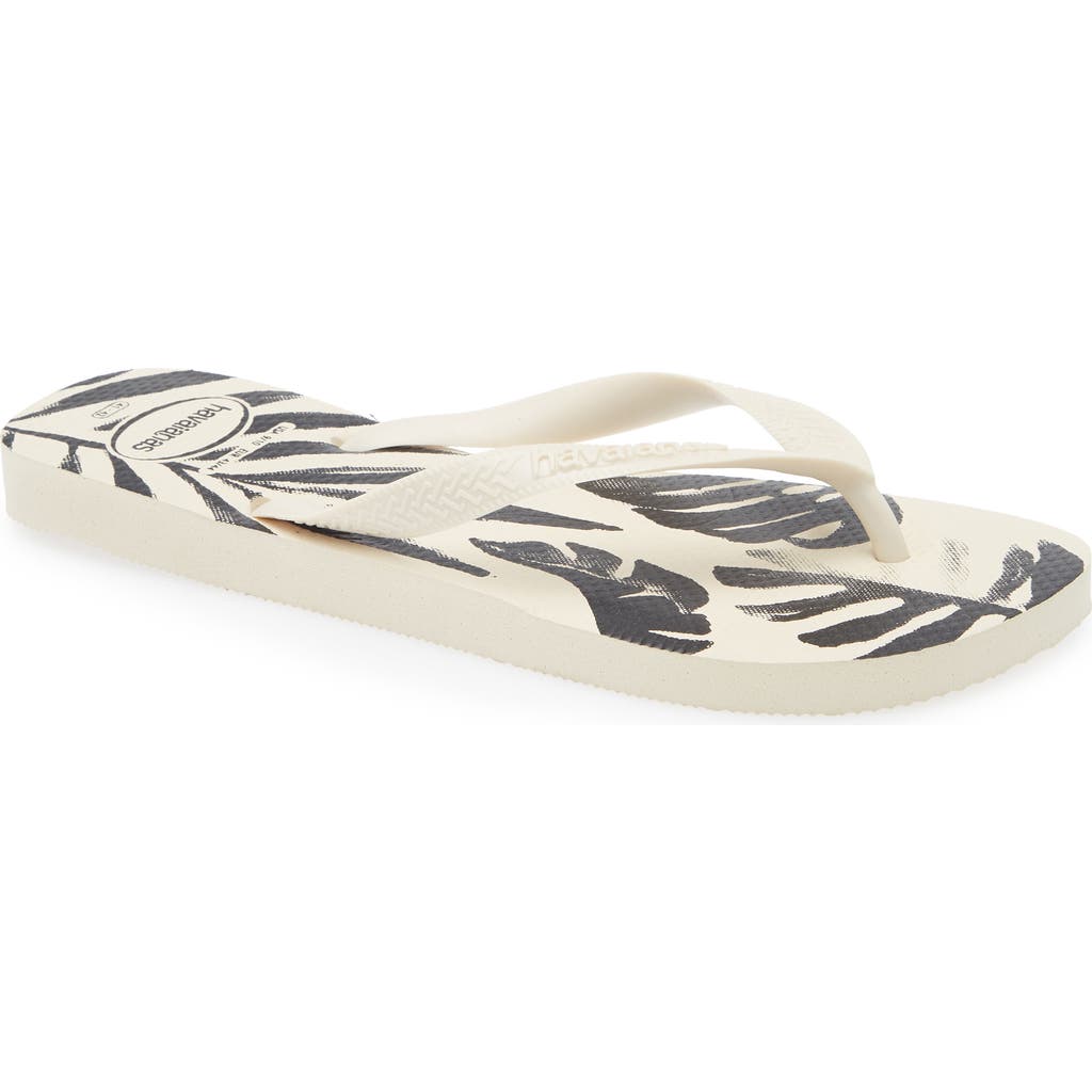 Havaianas Aloha Flip Flop In Beige