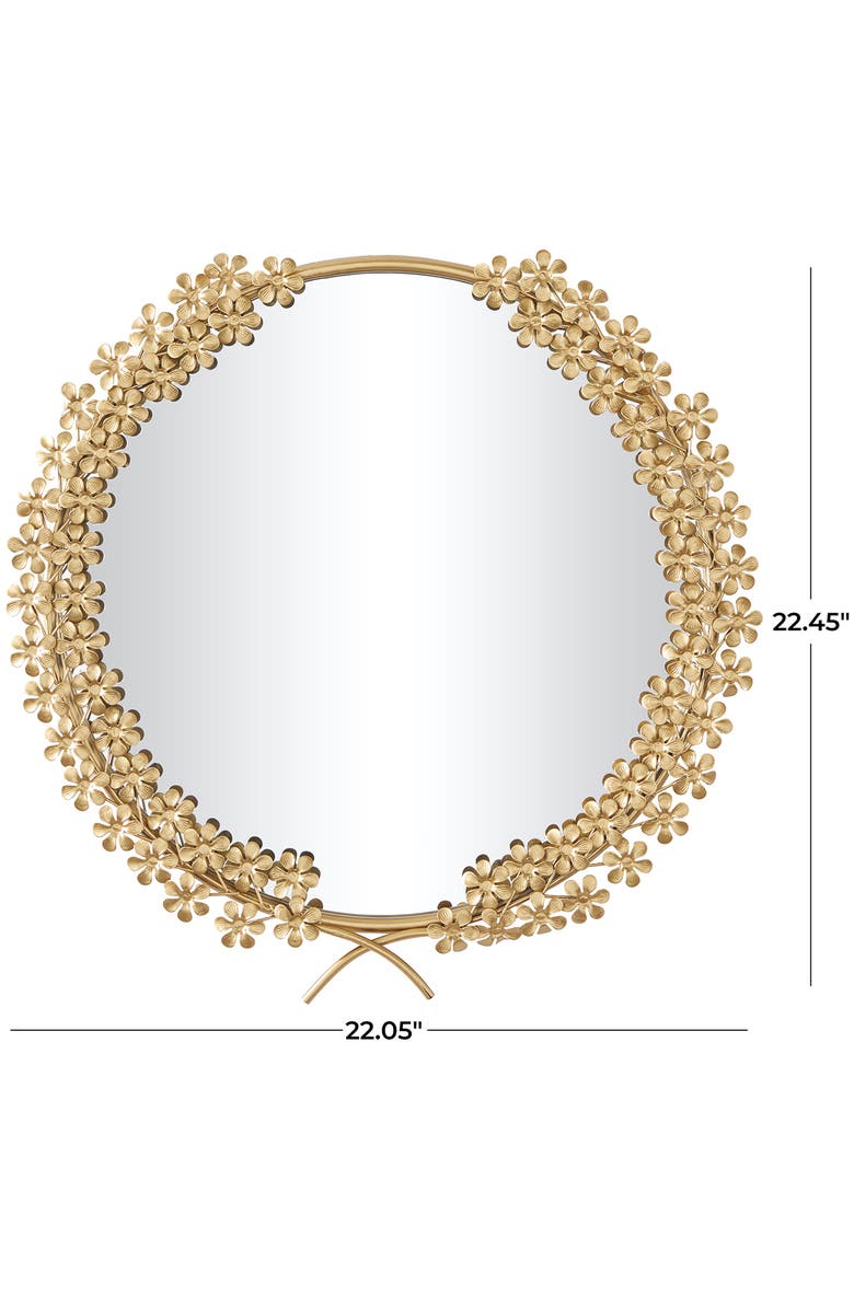 VIVIAN LUNE HOME Floral Leaf Mirror, Alternate, color, 