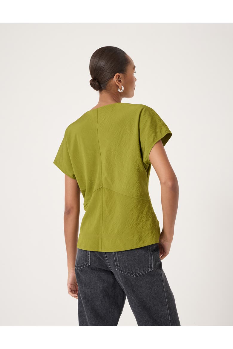 Grace Air Flow Short Sleeve Top, Alternate, color, Dark Olive Green