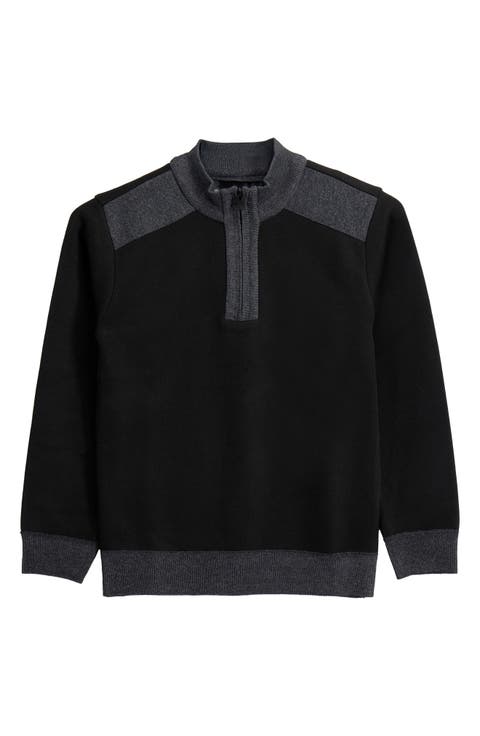 Kids' Fleece Quarter Zip Sweater (Big Kid)
