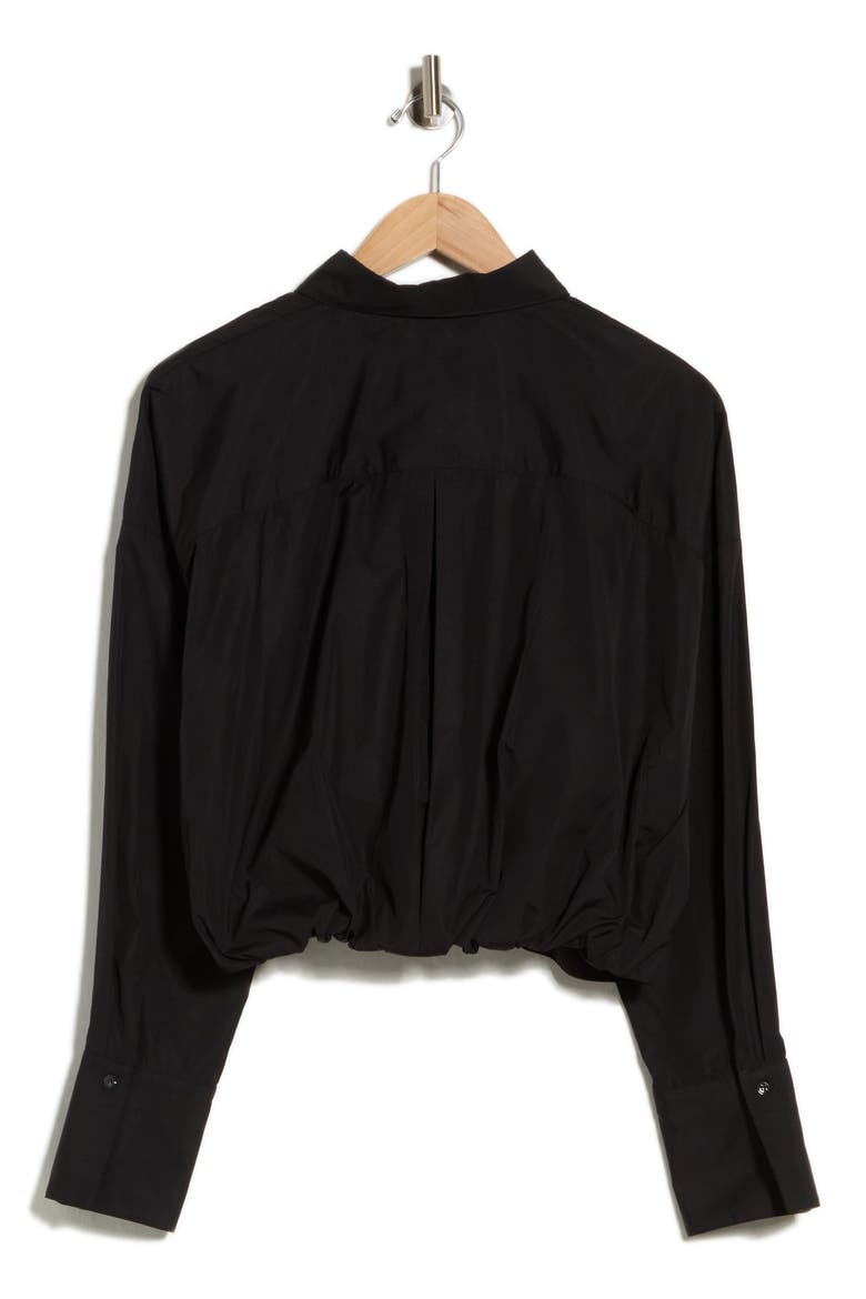 Taken Cotton Shirt, Alternate, color, BLACK