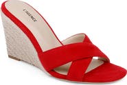 L'AGENCE Rosaline Espadrille Wedge Slide Sandal