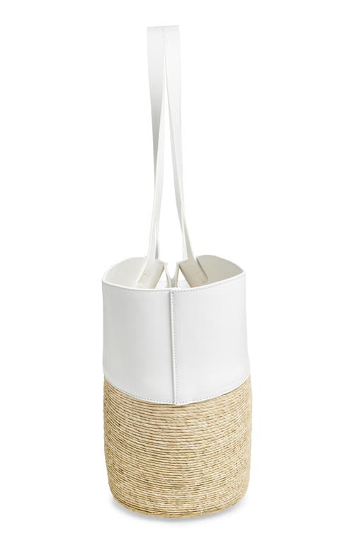 Altuzarra Large Knot Basket Optic White In Optic White