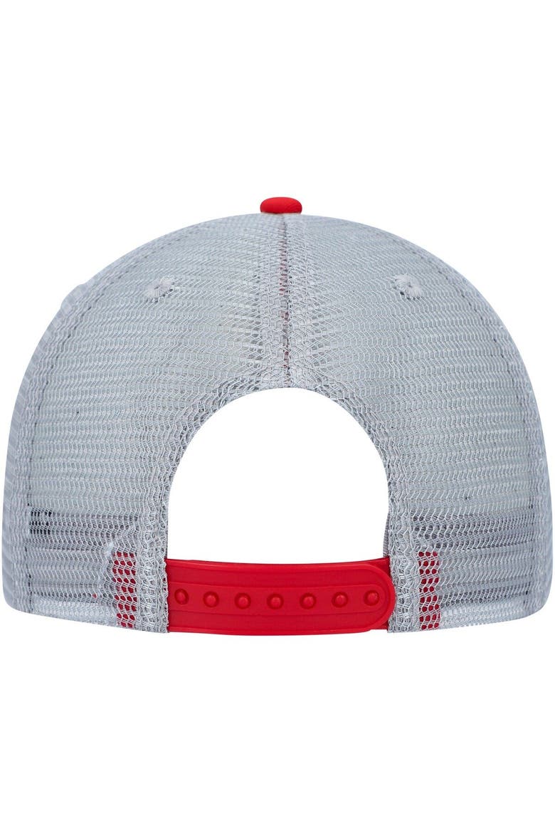 Men's Colosseum  Red/Gray NC State Wolfpack Snapback Hat, Alternate, color, Red