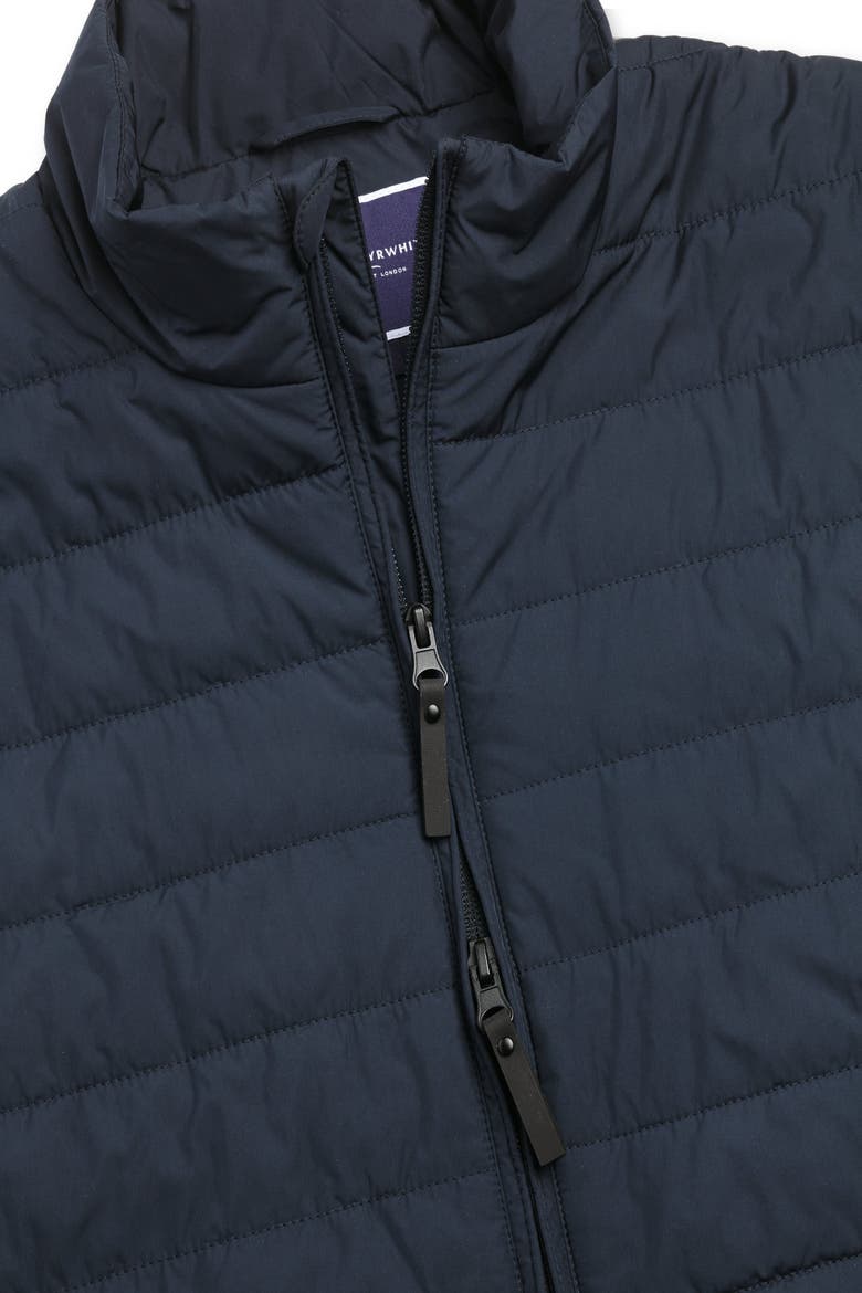 Lightweight Quilted Vest, Alternate, color, Navy