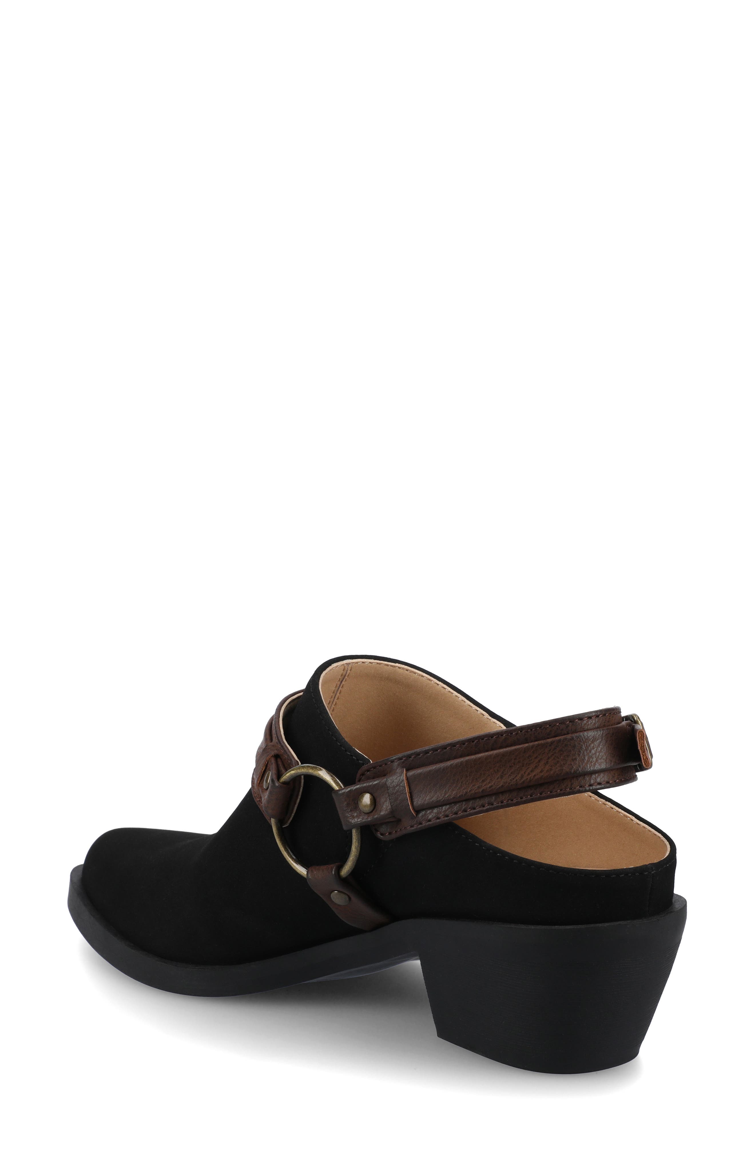 Journee Collection Urbana Mule, Alternate, color, Black