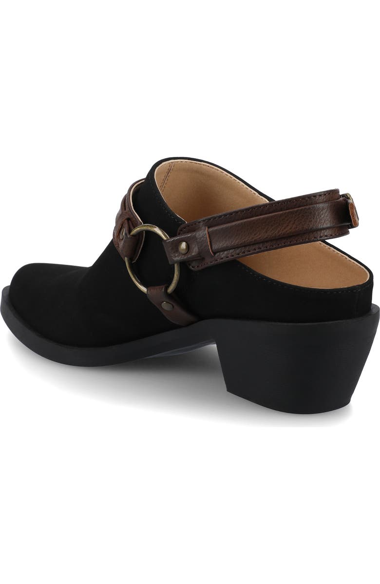 Journee Collection Urbana Mule, Alternate, color, Black