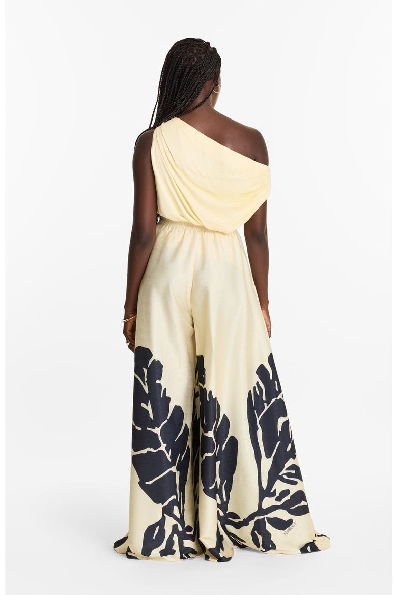 Nala Noir Wide-Leg Palazzo Jant Pants, Alternate, color, Nala Noir