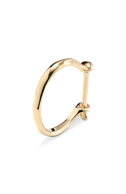 Unode50 18k Gold-plated Bangle Bracelet In Gold