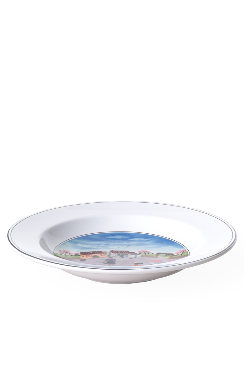 Design Naif Rim Soup #3 Country Yard, Alternate, color, None