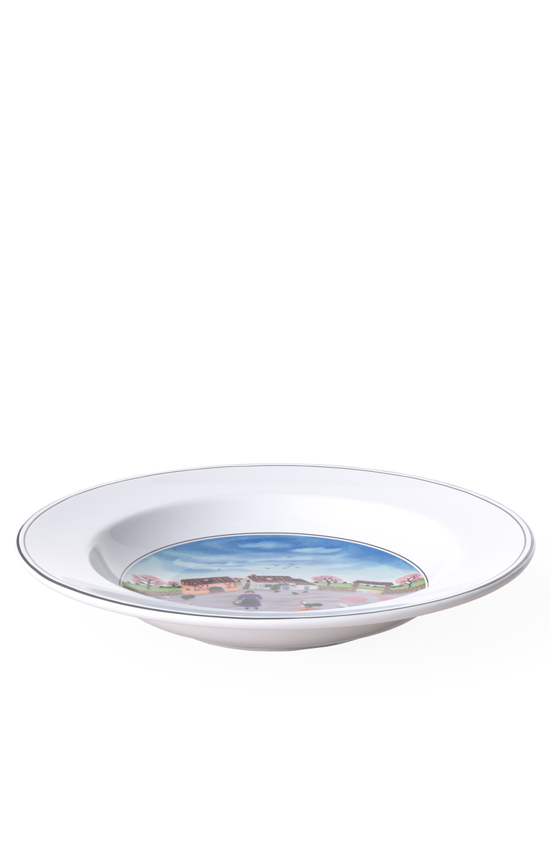 Villeroy & Boch Design Naif Rim Soup #3 Country Yard, Alternate, color, NO COLOR