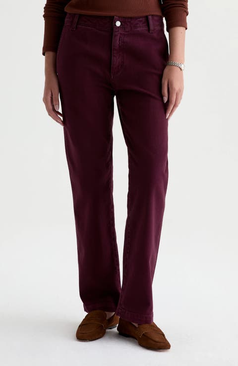 Brinley Mid Rise Straight Leg Trouser Jeans