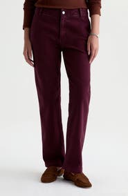 AG Brinley Mid Rise Straight Leg Trouser Jeans